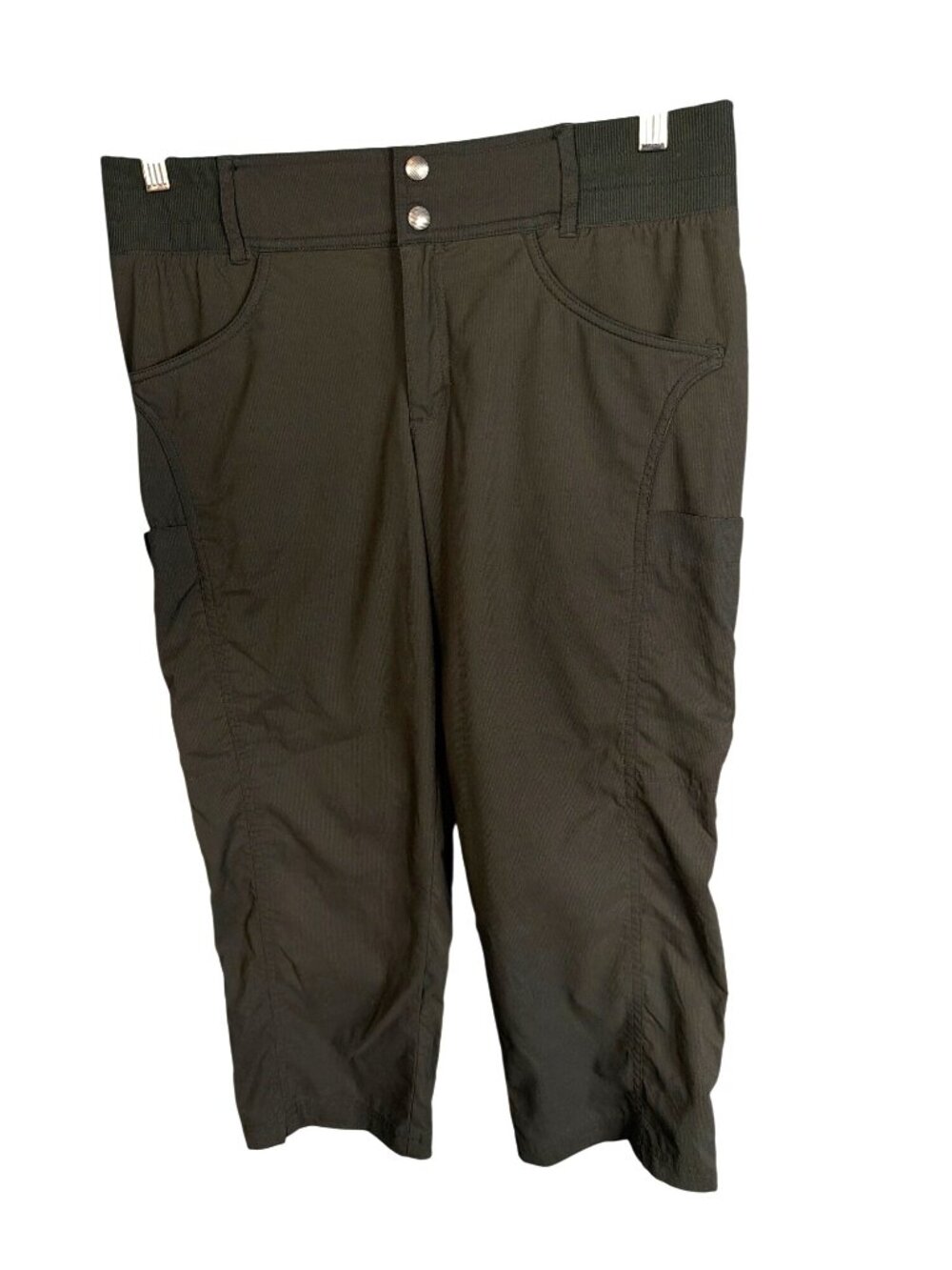 NWT Title Nine Women Gray Clamber Capri Hiking Nylon Pants 12 MSRP$109 - Picture 12 of 16